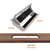 Brush Table Power Socket Connectivity Box