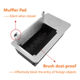 Wireless Charger Table Power Socket Connectivity Box