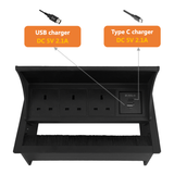 Brush Table Power Socket Connectivity Box