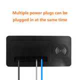 Wireless Charger Table Power Socket Connectivity Box