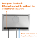 Brush Table Power Socket Connectivity Box