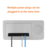 Wireless Charger Table Power Socket Connectivity Box