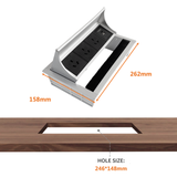 Brush Table Power Socket Connectivity Box